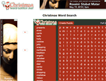 Tablet Screenshot of christmaswordsearch.net